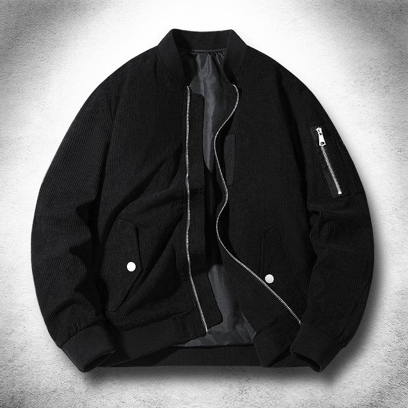 Velvet-Touch Bomber Jacket — colourway 4