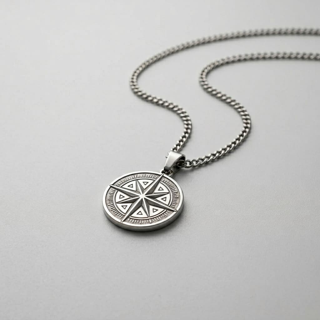 SARDINIA Compass Necklace