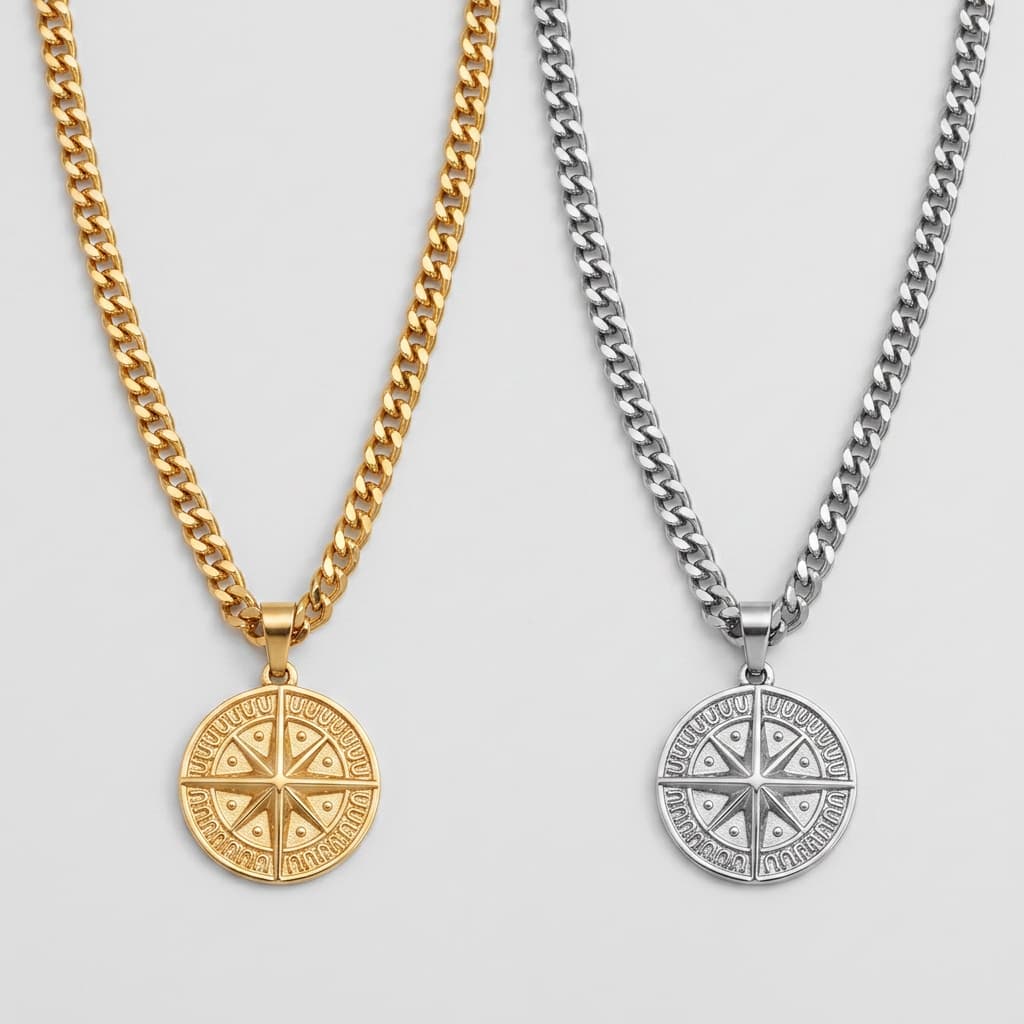 SARDINIA Compass Necklace