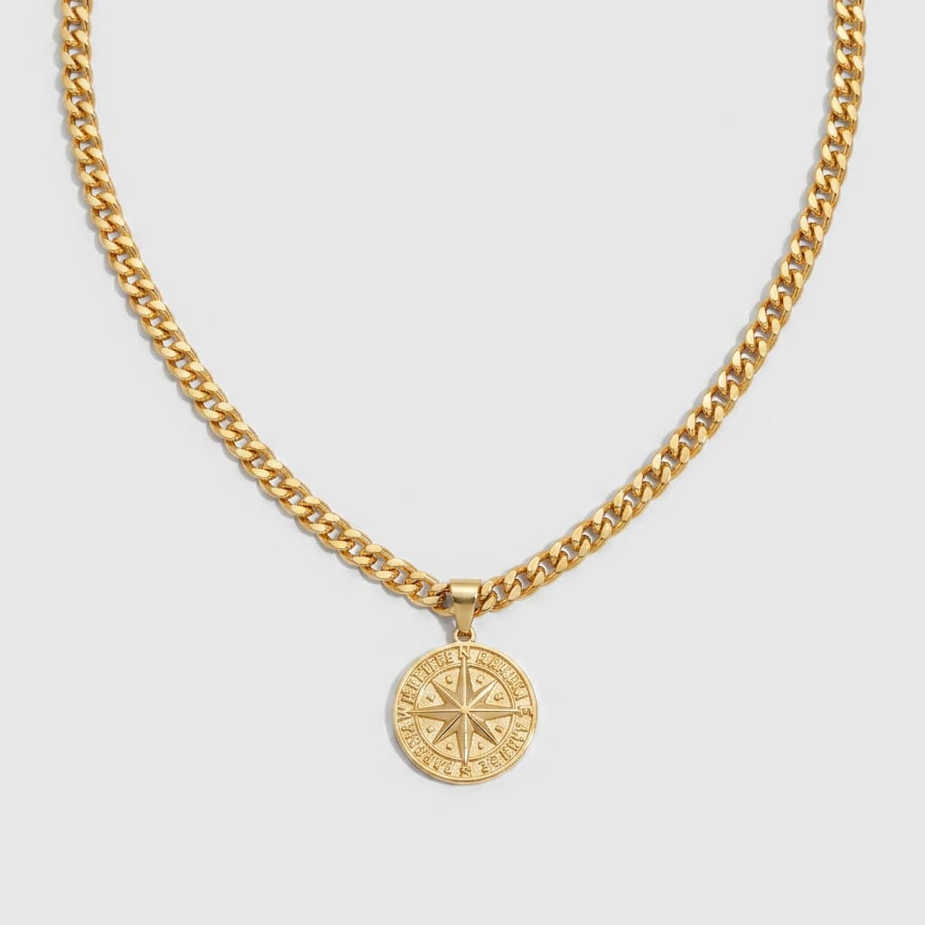 SARDINIA Compass Necklace