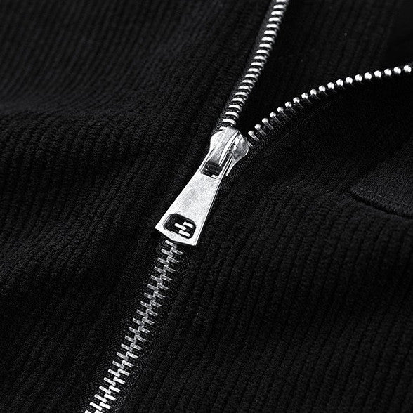 Velvet-Touch Bomber Jacket — colourway 8
