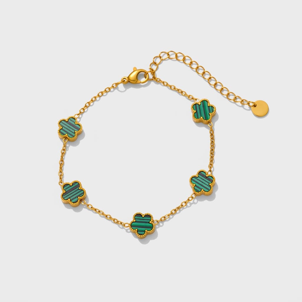 The Versailles Stack — Green clover colorway